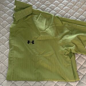 Under Armour Men's Olive Button Down Shirt